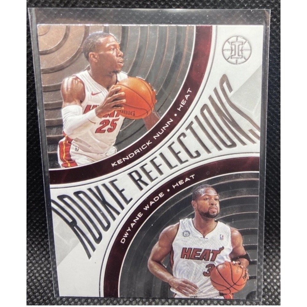 Kendrick Nunn Rookie Reflections Miami Heat 2019-20 Panini Illusions‎ #6 Lakers - Picture 2 of 2